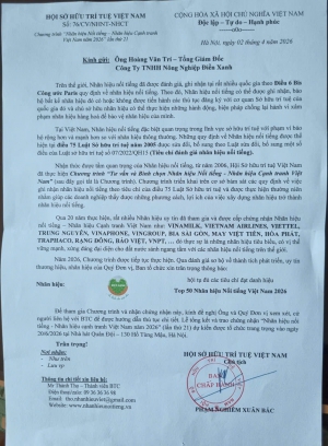 Bứt ph&aacute; thương hiệu &ndash; Cơ hội ghi danh Top 50 Nh&atilde;n hiệu Nổi tiếng Việt Nam 2026